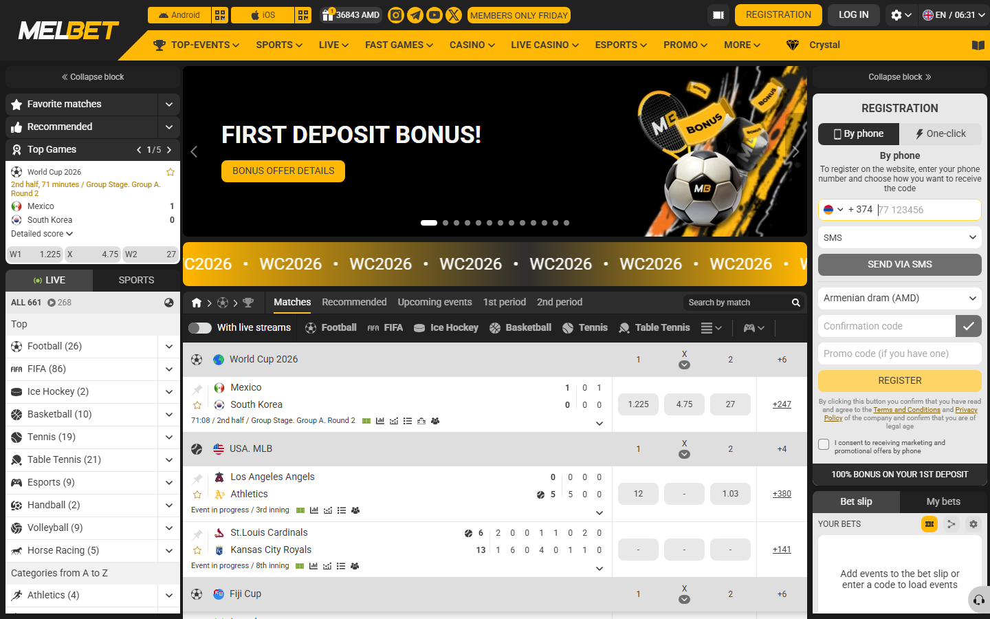Melbet public page screenshot for casino spin checks